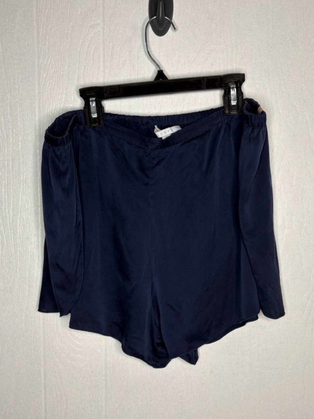 lunya washable silk pajamas Navy Tank & Shorts Sleep Set - Picture 6 of 11